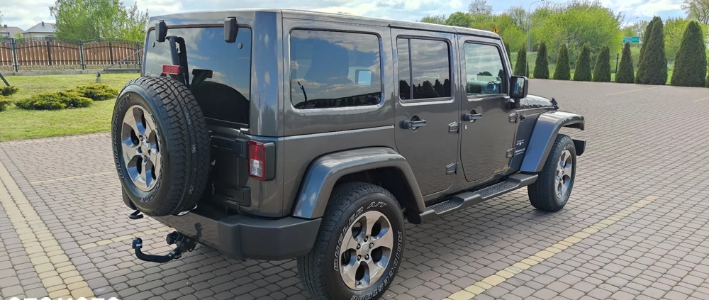 Jeep Wrangler cena 159000 przebieg: 56000, rok produkcji 2016 z Łomża małe 67